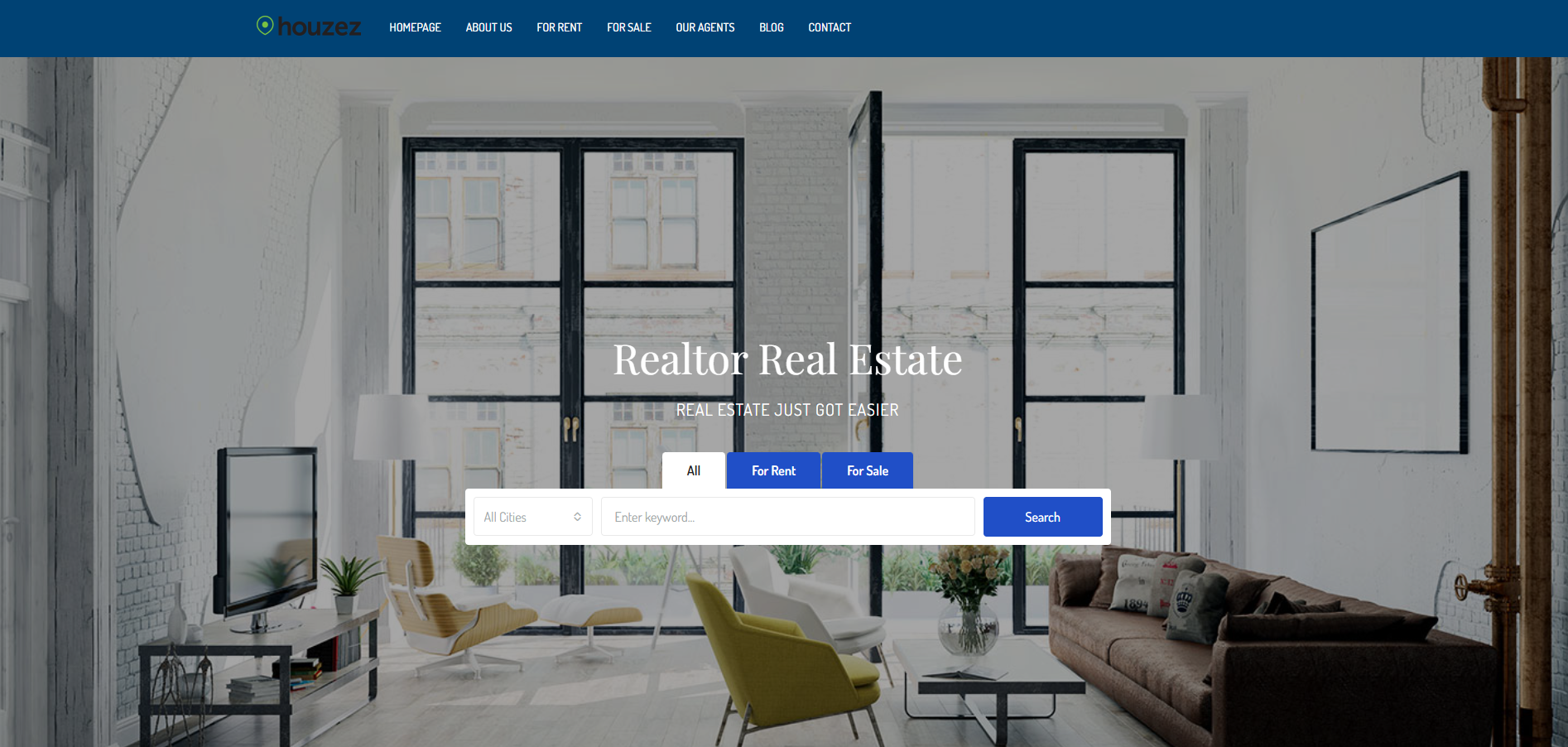 Realtor (Real Estate) Agency Script on Free WP Sites